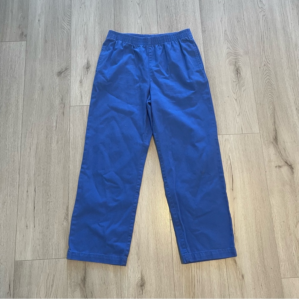Aritzia TNA Christie Pants- Blue Cotton Straight - Picture 3 of 9